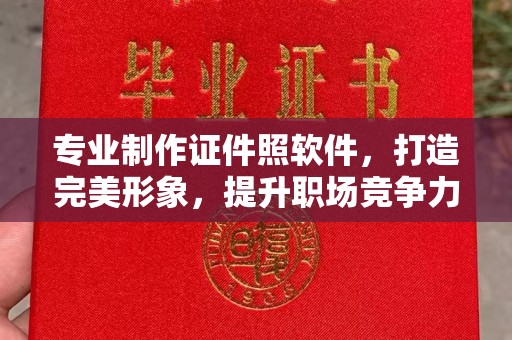 临沧专业制作证件照软件，打造完美形象，提升职场竞争力
