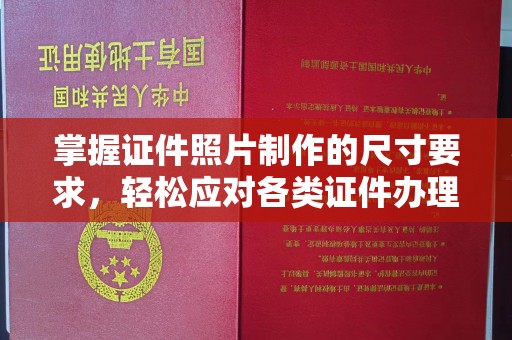 临沧掌握证件照片制作的尺寸要求，轻松应对各类证件办理