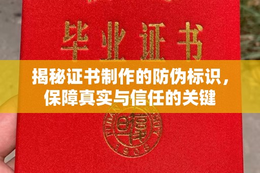 临沧揭秘证书制作的防伪标识，保障真实与信任的关键