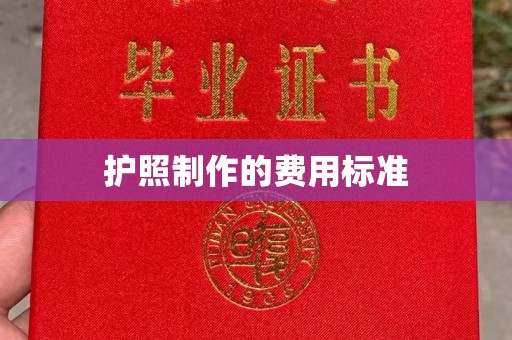 临沧护照制作的费用标准