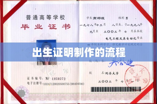 临沧出生证明制作的流程